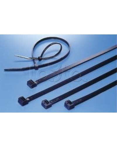 Хомут-стяжка нейлоновый, неоткрывающийся, 250х3.6 мм, черные Hyperline GT-250IBC (100 шт/уп) в Ижевске Стяжки-хомуты Pintop.ru