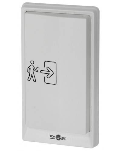 Кнопка пластиковая, накладная, локтевая, НЗ/НР контакты, размер: 175х95х25 мм Smartec ST-EX710-WT в Ижевске Кнопки выхода Pintop.ru