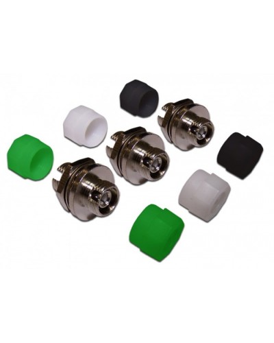 Адаптер оптический SC/APC без фланцев, SM, симплексный LANMASTER LAN-SC/NF-AM-APC в Ижевске Коннекторы Pintop.ru