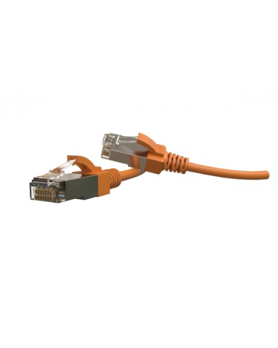 Патч-корд S/FTP Hyperline (PC-LPT-SFTP-RJ45-RJ45-C6-2M-LSZH-OR) в Ижевске Патчкорды (медные) Pintop.ru