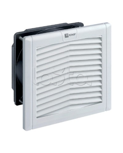 Вентилятор с фильтром 102 м³/ч 176x176 мм 220В IP54 EKF PROxima (FAN102F) в Ижевске Аксессуары для стоек и шкафов Pintop.ru