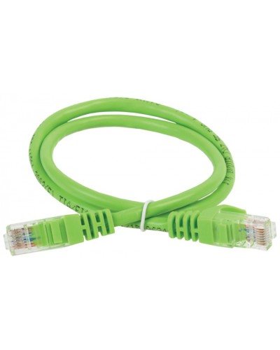 ITK Коммутационный шнур (патч-корд), кат.6 UTP, 1м, зеленый (PC02-C6U-1M) в Ижевске Патч-корды и пигтейлы Pintop.ru