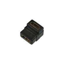 Соединитель угловой HDMI розетка(А)/ HDMI розетка(А) LAZSO (APHH00/AA(90))