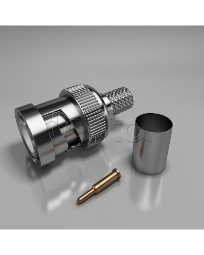 Разъем штекер BNC под обжим ПожТехКабель PTK-Accessories в Ижевске Коннекторы Pintop.ru