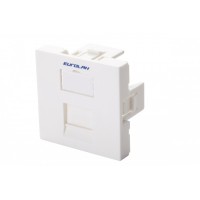 Адаптер 45х45 Mosaic серии 45 для модуля Keystone Eurolan 16B-45-01WT