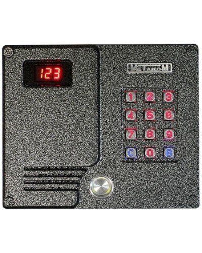 Многоабонентный антивандальный блок вызова Метаком МК2007-ТМЕ в Ижевске Блоки вызова многоабонентные Pintop.ru