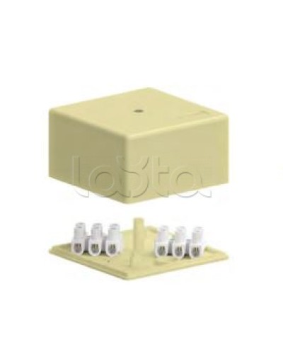 SD4 Коробка распределительная для о/п, 140x75x40мм без галогена (белый) Экопласт (72933HF) в Ижевске Распределительные коробки Pintop.ru