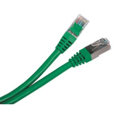 Патч-корд RJ45-RJ45, 4 пары, STP, кат.5е, LSZH (1м) Hyperline PC-LPM-STP-RJ45-RJ45-C5e-1M-LSZH-GN