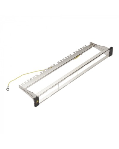 Панель модульная 19, экранированная, на 4 вставки, 1U LANMASTER LAN-FRM-PP-STP/1U в Ижевске Коммутационные изделия Pintop.ru