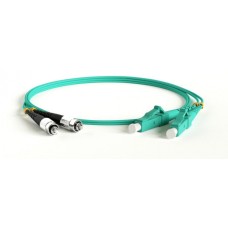 Патч-корд волоконно-оптический Hyperline FC-D2-503-SC/PR-ST/PR-H-1M-LSZH-AQ