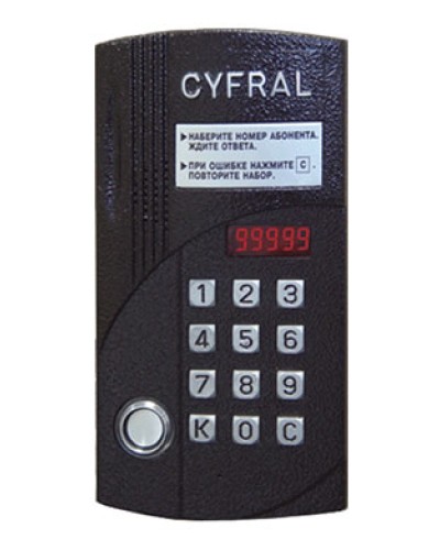 Блок вызова аудиодомофона на 20 абонентов Цифрал CCD-20/TCVС в Ижевске Блоки вызова многоабонентные Pintop.ru
