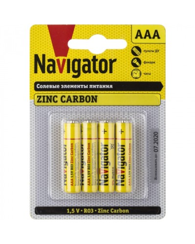 Элемент питания Navigator 94 767 NBT-NS-R03-BP4 в Ижевске Электротехническое оборудование Pintop.ru