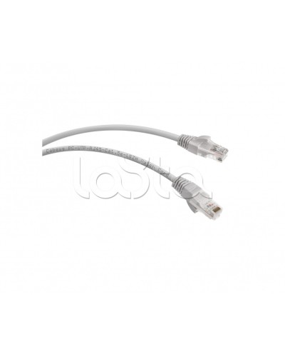 Патч-корд UTP, категория 5e, 0.5 м, LSZH, неэкранированный, серый Cabeus PC-UTP-RJ45-Cat.5e-0.5m-LSZH в Ижевске Патчкорды (медные) Pintop.ru