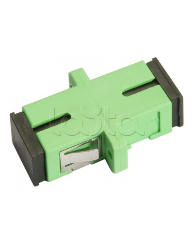 Соединитель проходной SC/APC-SC/APC, SM(для одномодового кабеля), simplex Cabeus SC/APC-SM в Ижевске Проходные адаптеры и розетки оптические Pintop.ru