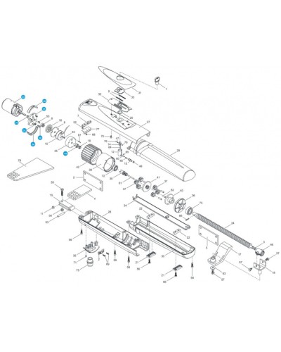Крышка корпуса OPP001 Came 119RID417 в Ижевске Запчасти для шлагбаумов и автоматики Pintop.ru