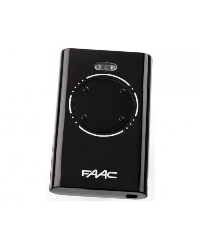 Брелок-передатчик 4-канальный Faac 7870081 (черный) в Ижевске Устройства радиоуправления для шлагбаумов и автоматики Pintop.ru