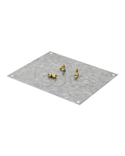 Монтажная пластина из оцинк. стали 133х109 мм, для коробок 154х129 мм DKC (653012) в Ижевске Распределительные коробки Pintop.ru