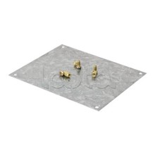 Монтажная пластина из оцинк. стали 133х109 мм, для коробок 154х129 мм DKC (653012)