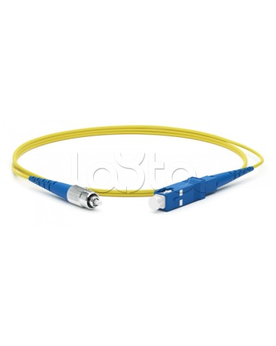 Патч-корд волоконно-оптический Hyperline FC-S2-9-SC/UR-SC/UR-H-5M-LSZH-YL в Ижевске Патч-корды оптические Pintop.ru