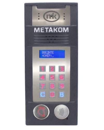 Многоабонентый антивандальный блок вызова со встроенной видеокамерой Метаком MК2018-RFMFСGV в Ижевске Блоки вызова многоабонентные Pintop.ru