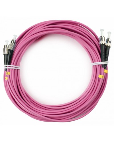 Шнур оптический duplex FC-ST 50/125 mm OM4 10м LSZH Cabeus FOP-50-OM4-FC-ST-10m в Ижевске Патч-корды оптические Pintop.ru