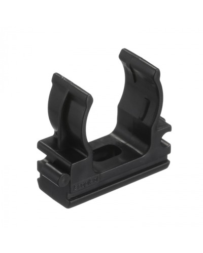 CF20G Держатель (клипса), без галогена, для труб D20мм, цвет чёрный (50 шт/упак) Экопласт (41720-50HF-BL) в Ижевске Держатели, клипсы, скобы Pintop.ru