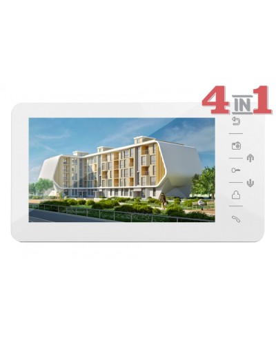 Монитор цветного видеодомофона Tantos Prime HD (White) VZ в Ижевске Абонентские видеоустройства Pintop.ru