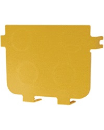 Заглушка оптического лотка торцевая 360 мм, желтая LANMASTER LAN-OT360-ND в Ижевске Аксессуары для кабель-канала Pintop.ru