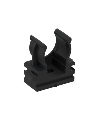 CFQ16 Держатель (клипса) для труб, для монтажного пистолета D16мм, цвет чёрный (50шт) Экопласт (41516BL) в Ижевске Держатели, клипсы, скобы Pintop.ru