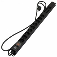 Блок розеток Hyperline SHE-9SH-3IEC-S-2.5EU