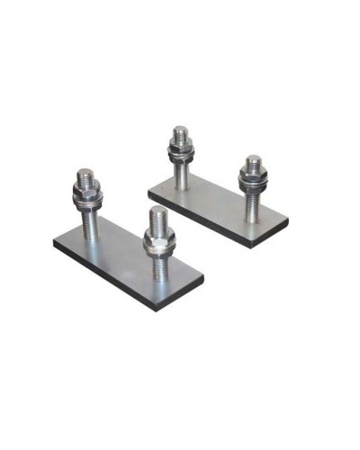 Подставка регулировочная с болтами, комплект для 1 тележки, универсальная для тележек S и M Came PLATE KIT C1 - в Ижевске Комплектующие для откатных ворот Pintop.ru