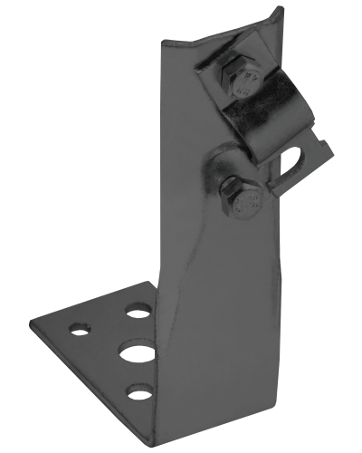 Держатель проводника круглого 6-10мм винтовой угловой h=150мм оцинкованная сталь TD IEK (ZDP87-13-1-16-150) в Ижевске Крепеж Pintop.ru