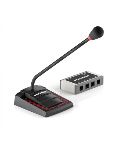 Пульт громкого оповещения STELBERRY F-742 в Ижевске Микрофонные консоли и микрофоны Pintop.ru