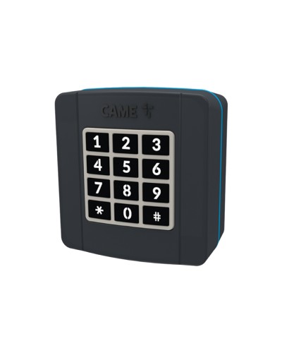 Проводная накладная кодонаборная клавиатура Came 806SL-0280 - SELT1BDG, подключаемая к шине CXN, 12 кнопок, синяя подсветка, RAL7024 в Ижевске Запчасти для шлагбаумов и автоматики Pintop.ru