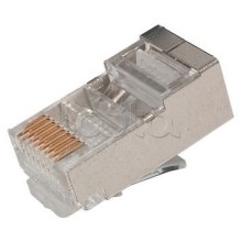 Джек RJ-45 8P8C CAT 5e (экран) (100шт/уп) REXANT 05-1023