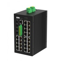 Управляемый промышленный L2+ коммутатор Gigalink GL-SW-G207-24P4ST-I(BT)