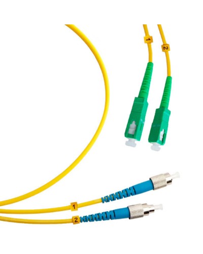Шнур оптический duplex SC/APC-FC/UPC 9/125 sm 3м LSZH Cabeus FOP(d)-9-SC/APC-FC/UPC-3m в Ижевске Патч-корды оптические Pintop.ru