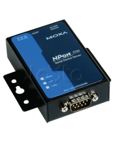 Сервер 1-портовый RS-232/422/485 в Ethernet Moxa Nport 5150 в Ижевске Дополнительное оборудование для ОПС Pintop.ru