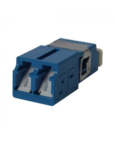 Адаптер оптический LC OM3, со шторкой, корпус SC, дуплексный LANMASTER (LAN-2LCS/SH-AM-OM3) в Ижевске Коннекторы ВО Pintop.ru