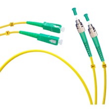 Шнур оптический duplex FC/APC-SC/APC 9/125 sm 25м LSZH Cabeus FOP(d)-9-FC/APC-SC/APC-25m