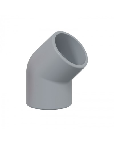 Поворот 45гр., дляаспирационной системы D25мм, АБС, цвет серый (10шт) Экопласт (49225-10GR) в Ижевске Пожарные извещатели Pintop.ru