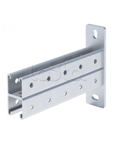 STRUT-консоль двойная 41х41 мм, основание 250 мм HDZ EKF (stkd414125-HDZ) в Ижевске Аксессуары для лотков Pintop.ru