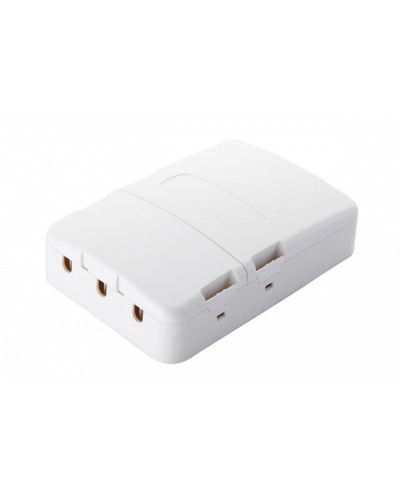 Настенная коробка 3-портовая, 2 секции, белый Eurolan (12B-13-33WT) в Ижевске Розетки компьютерные и телефонные Pintop.ru