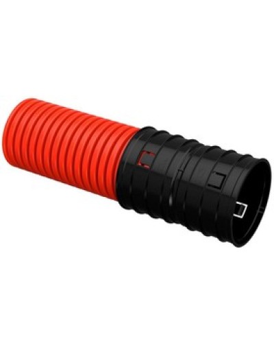 ELASTA Труба гофр. двустенная ПНД d=63мм красная (25м) IEK (EA-TG22-2-2-2-063-025-K04) в Ижевске Труба гофрированная Pintop.ru