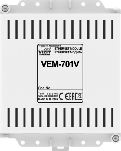 Ethernet модуль Vizit VEM-701V в Ижевске Аксессуары для многоабонентных систем Pintop.ru