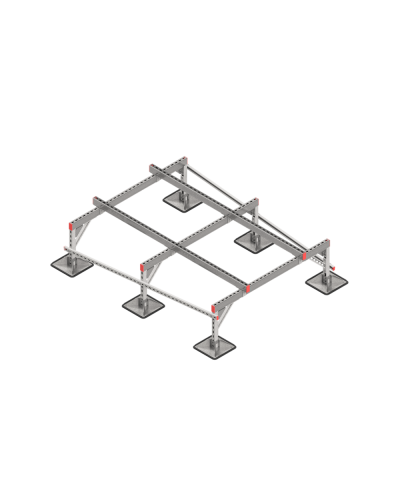 Опорная конструкция для установки оборудования TECHNORAPTOR STEELFOOT 1500х2000 тип 2 КМ-профиль (KM-TR-STF-SSEI-1500-2000-2) в Ижевске Системы видеонаблюдения Pintop.ru