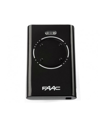 Брелок-передатчик 4-канальный Faac 7870101 (черный) в Ижевске Устройства радиоуправления для шлагбаумов и автоматики Pintop.ru