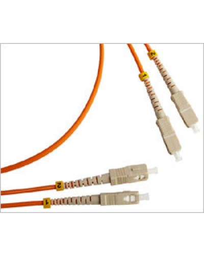 Патч-корд оптический LSZH, дуплексный, SC/PC-SC/PC, MM 50/125, 2м LANMASTER LAN-2SC-2SC/OM2-2.0 в Ижевске Патч-корды и пигтейлы Pintop.ru