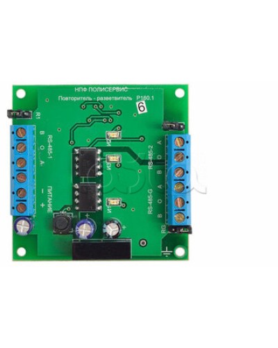 Модуль повторителя-разветвителя Полисервис RS-485/RS-485 в Ижевске Модули сопряжения Pintop.ru
