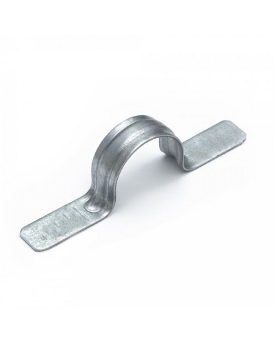 Скоба металлическая двухлапковая СМД d25-26 мм для монт.пист.(без отверстий) (100 шт/уп) Промрукав (PR13.1989) в Ижевске Держатели, клипсы, скобы Pintop.ru